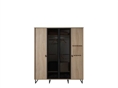 Ντουλάπα 4φυλλη Neon No-100 180 X 58  X 204